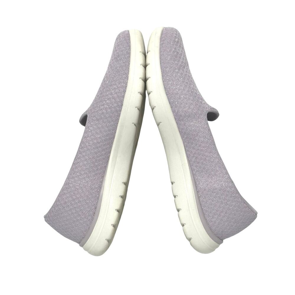 Skechers Women’s Size 9 M Lilac Sparkle Go Walk Goga Mat Slip On Knit Shoes - Picture 8 of 11